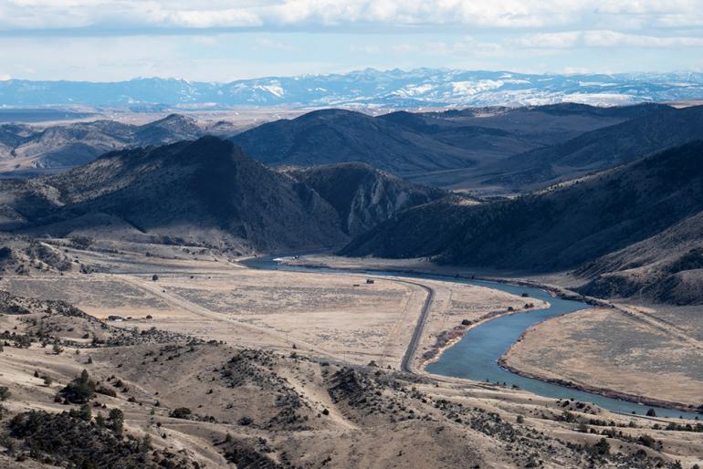 jefferson river, landscape