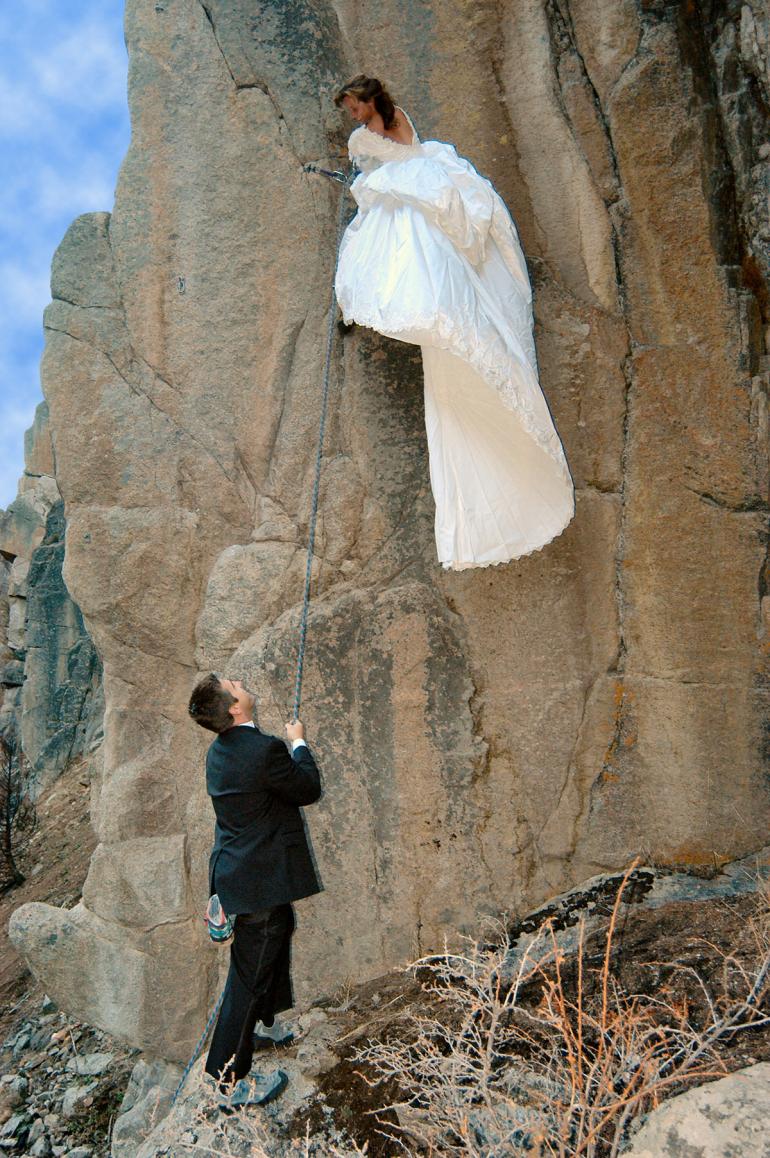 photo by Peter Ponca wedding Big Sky Montana outside Bozeman