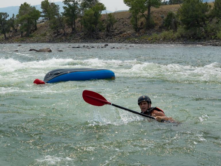 whitewater, town stretch, yellowstone river