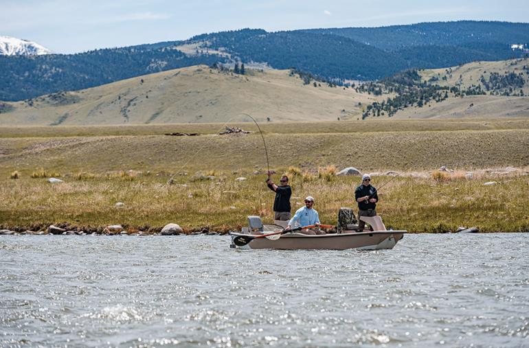 fly fishing madison river, madison double r