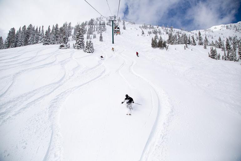 bridger bowl skiing