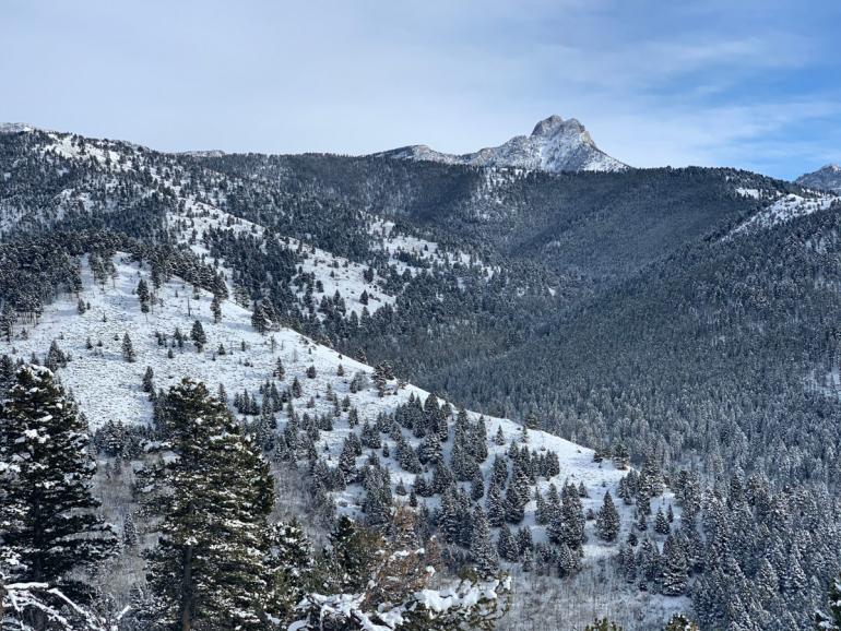 trails, bozeman, bridgers, winter