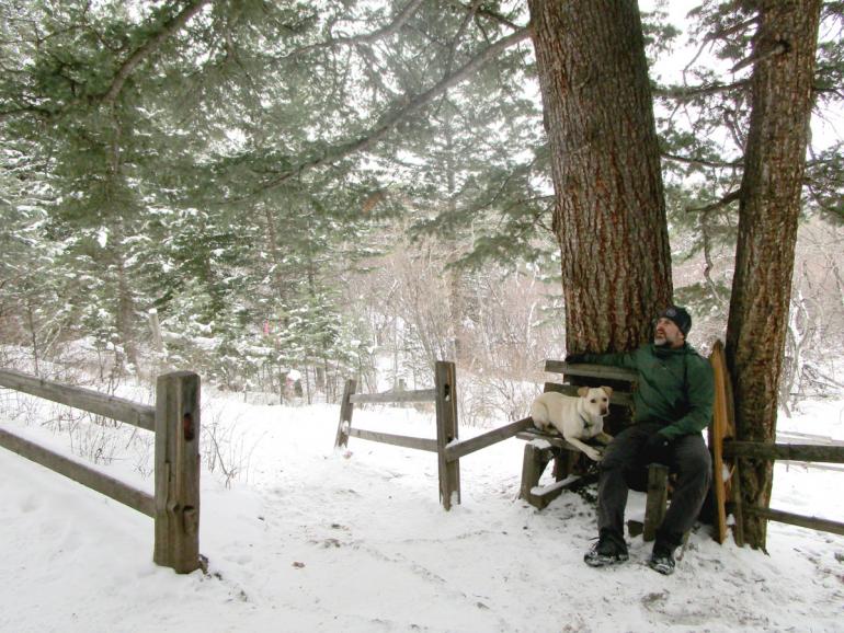 hiking, bozeman, winter, trails