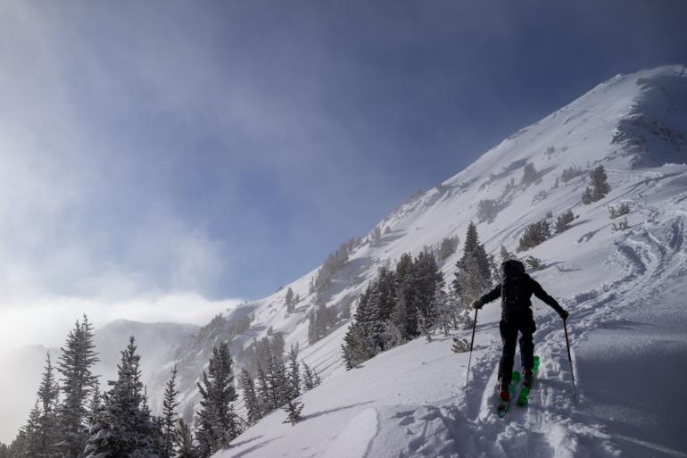 ski touring, backcountry skiing, hyalite