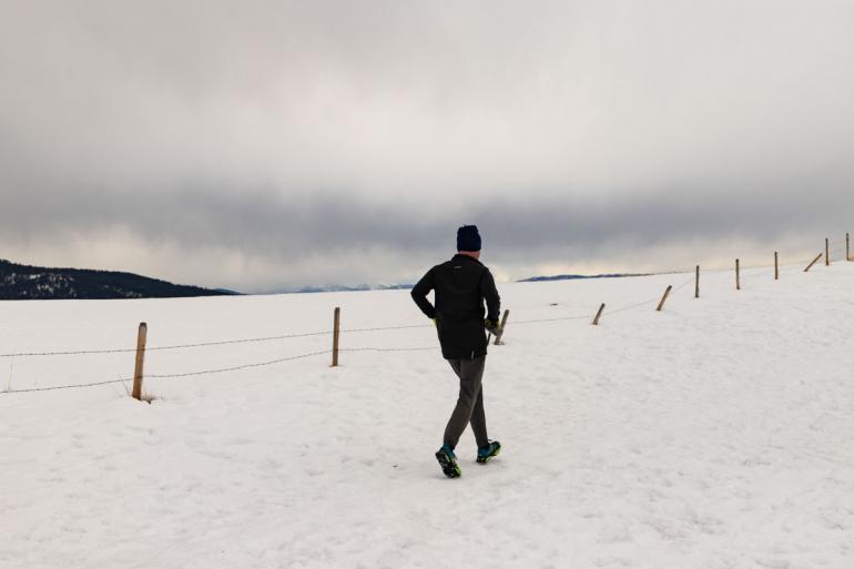 hiking, trails, winter, bozeman