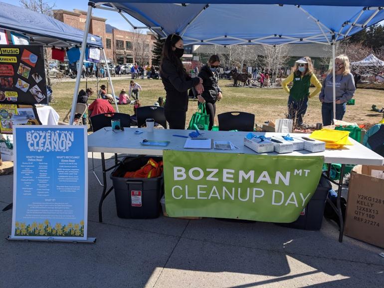 cleanup, bozeman, earth day, sustainability