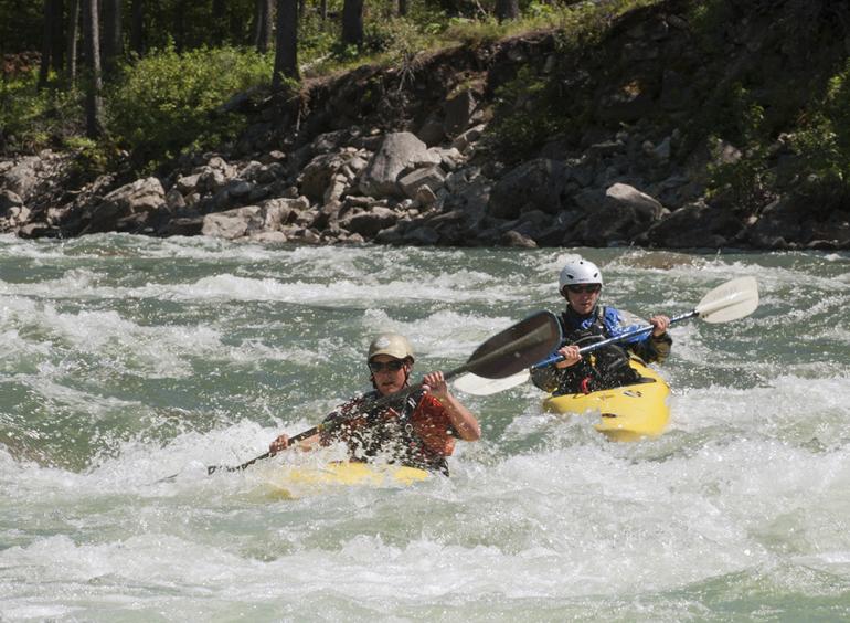 Whitewater Kayaking, Gallatin River, Bozeman, Montana