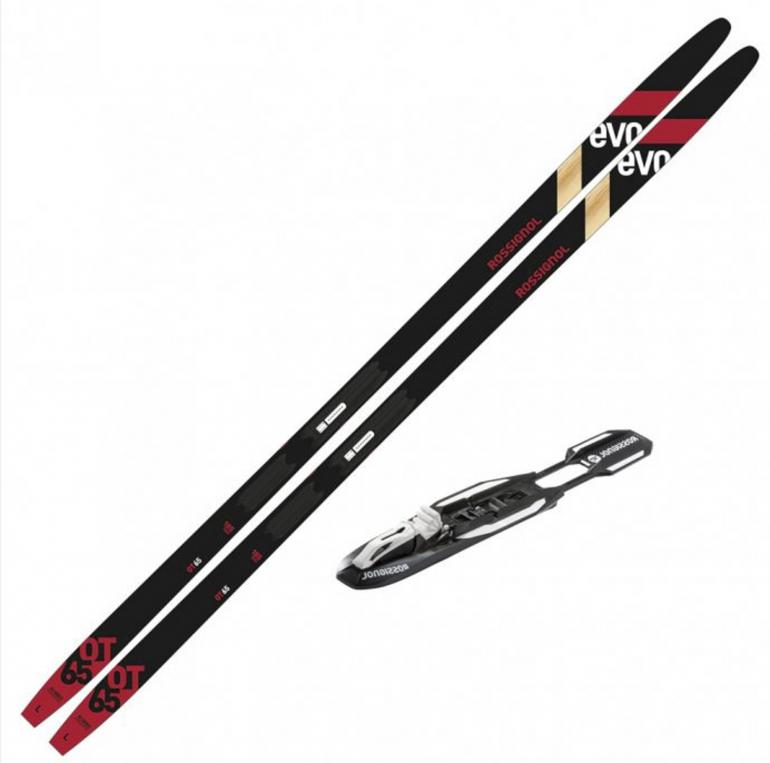  Rossignol EVO OT 65 IFP skis with bindings