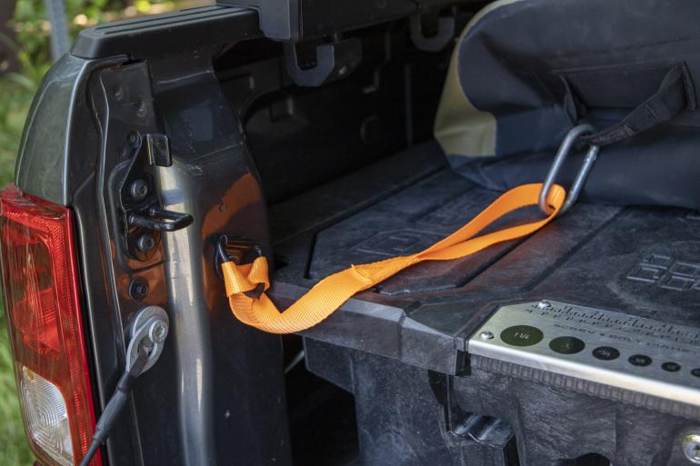 Ford Ranger Decked drawers cargo hook