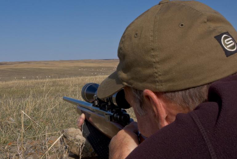 Stalk hunting guide, pronghorn, antelope, Montana