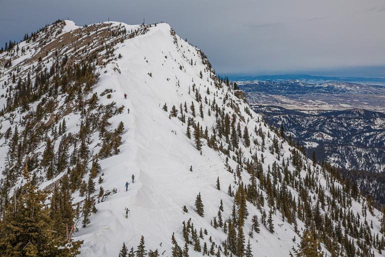 Skimo, bozeman, montana, bridgers, bridger bowl, skin to win