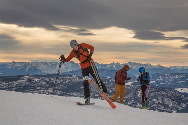 Skimo, bozeman, montana, bridgers, bridger bowl, skin to win