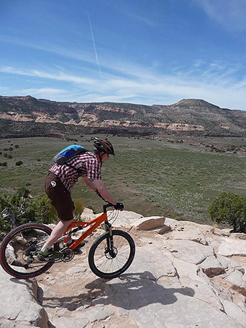 Mountain biking in Fruita Colorado