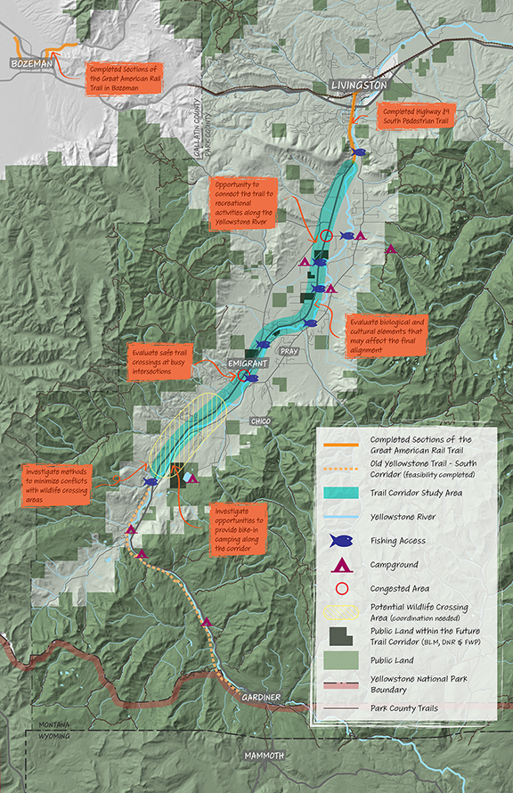 map paradise valley trail