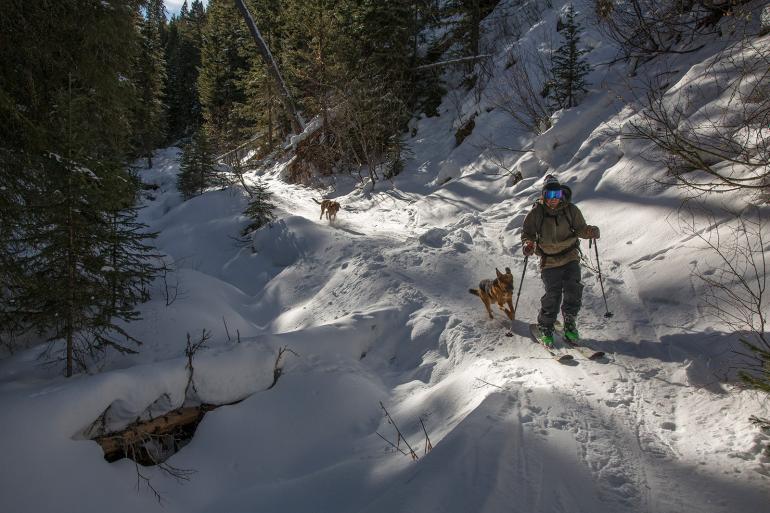 New World Gulch Trail Winter
