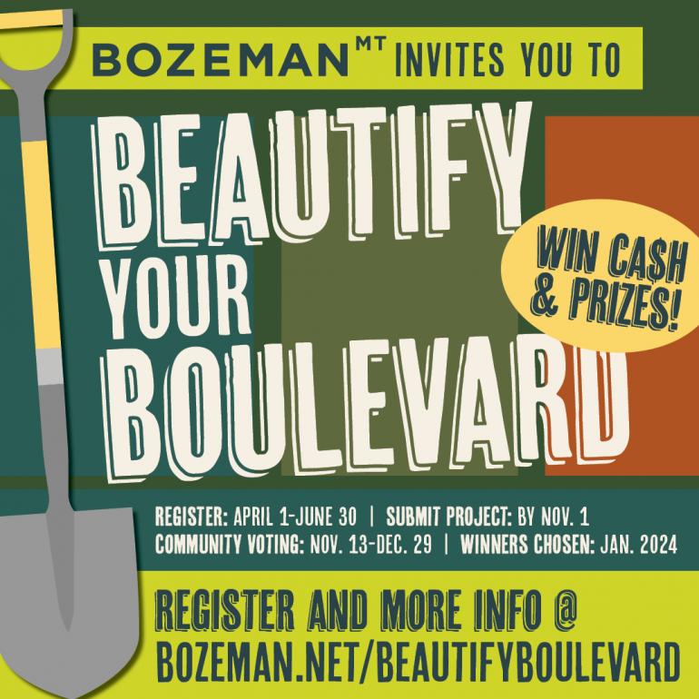 Beautify Your Boulevard City of Bozeman