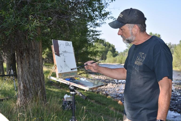 Paint under the Big Sky