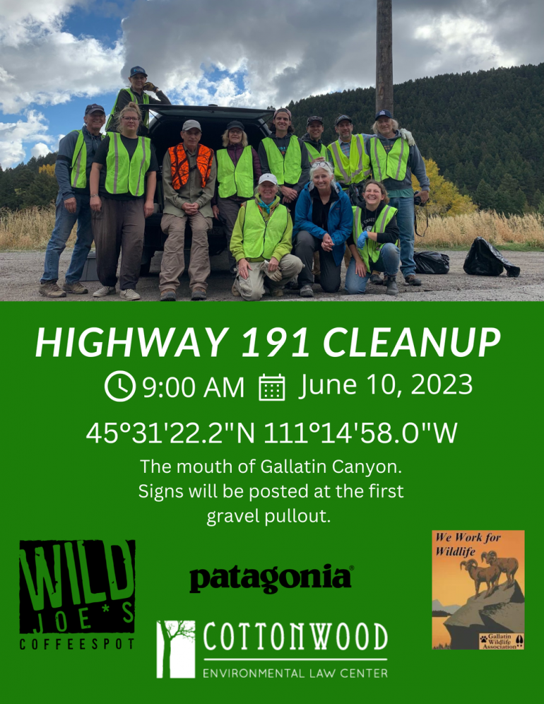 Cottonwood Law Highway 191 Cleanup