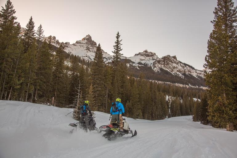 Cooke city snowmobiling