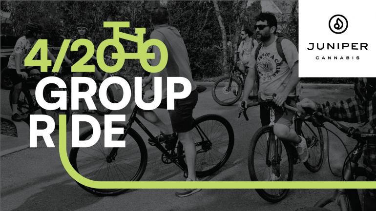 4/20 Group Bike Ride with Juniper Cannabis