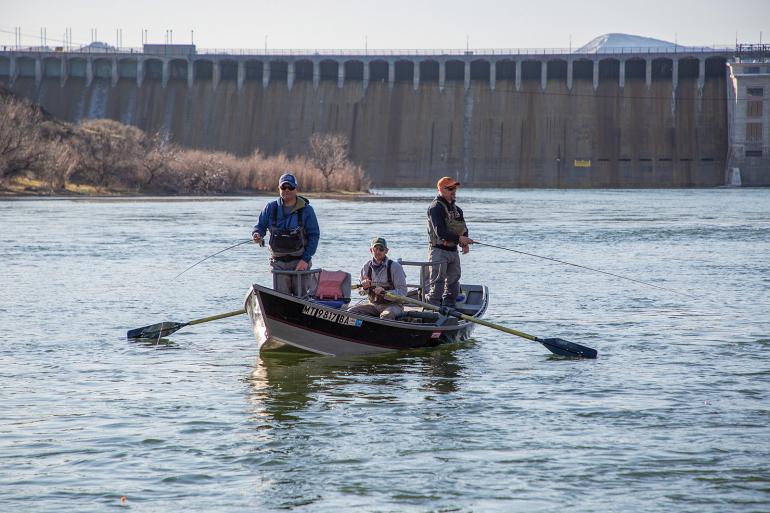 Missouri River fishing