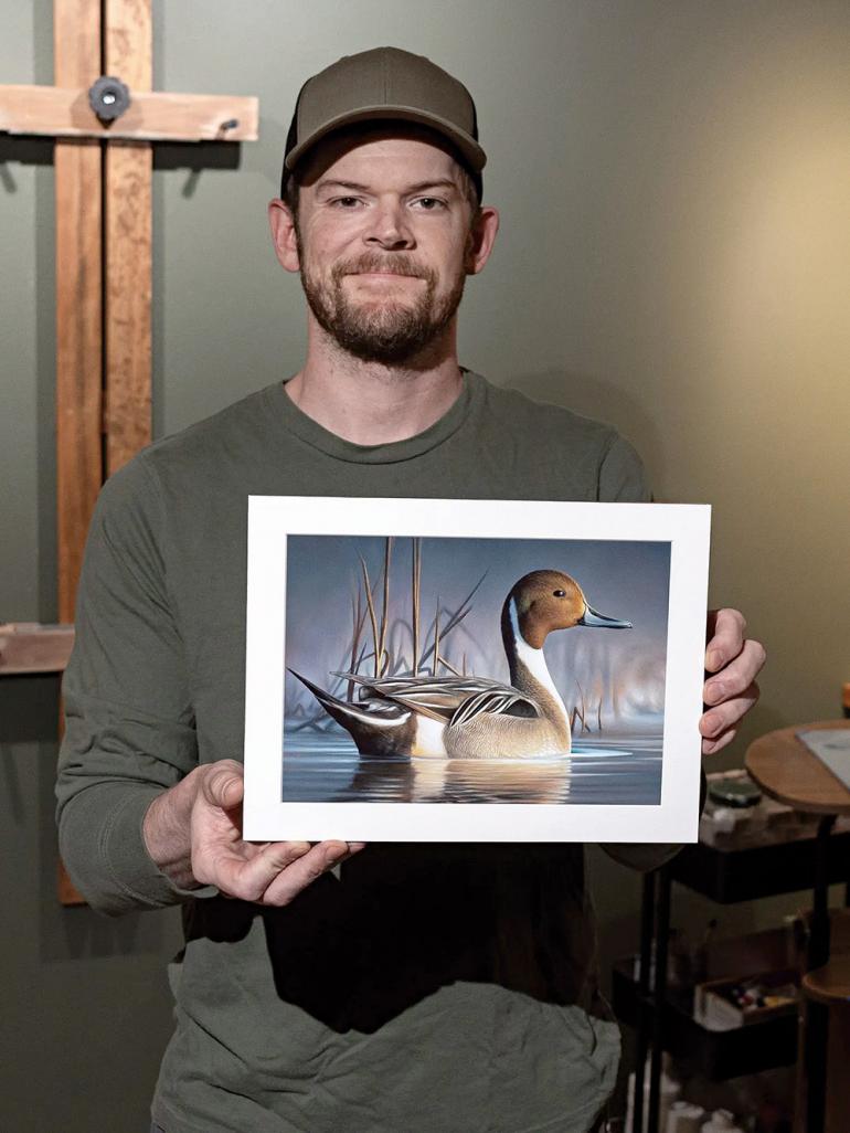 Duck stamp winner chuck black