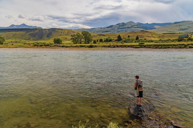 Fly fishing yellowstone