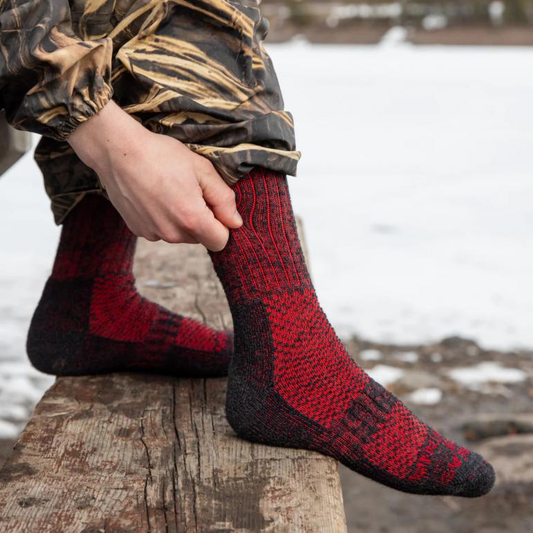 Alpacas of Montana extra cushion alpaca boot socks