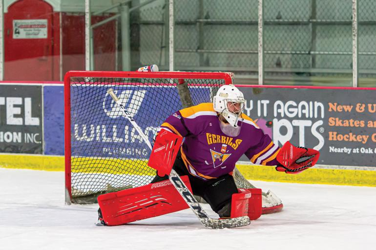 Hockey goalie