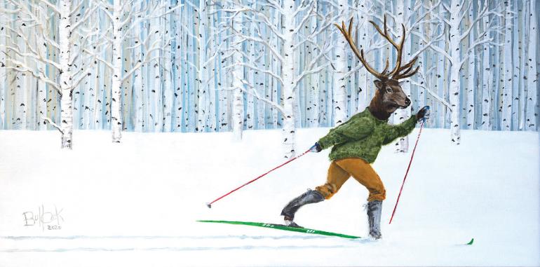 elk skiing