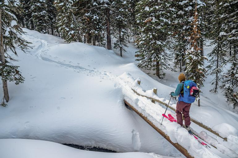 ski bridge touring