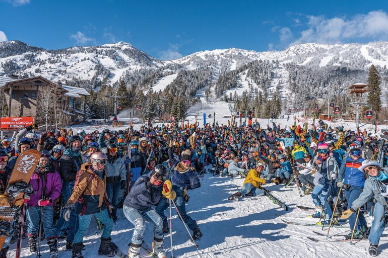 ski in jeans jackson hole