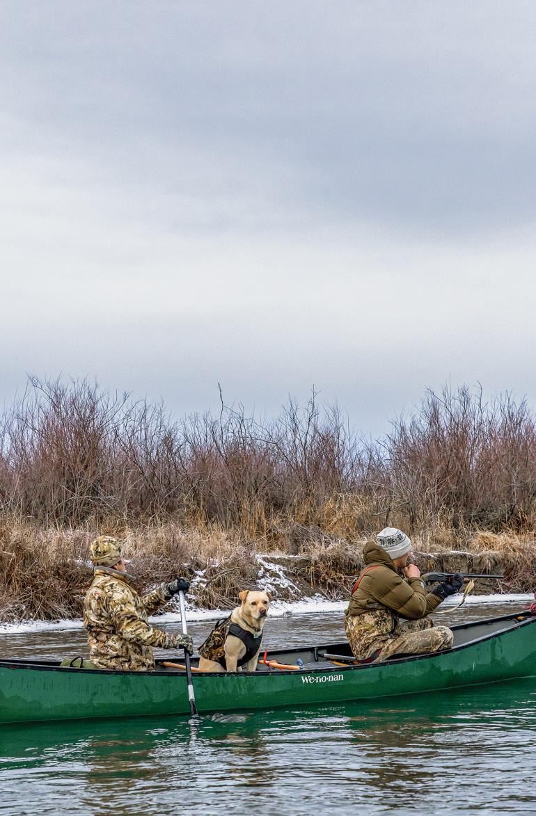 bird hunting canoe