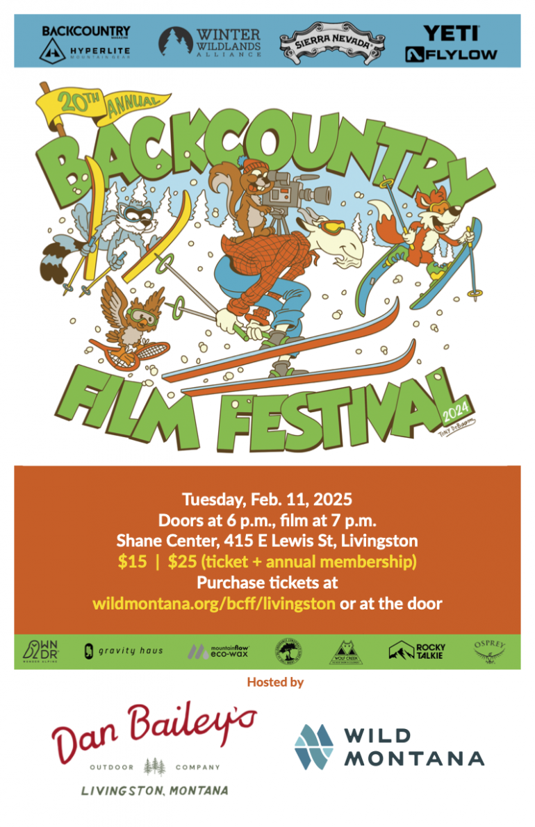 Backcountry film festival flyer and info, see below