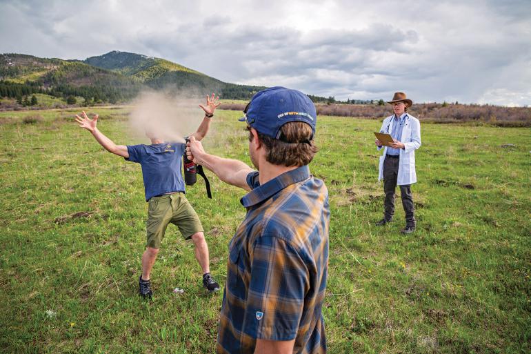 bear spray vs gun