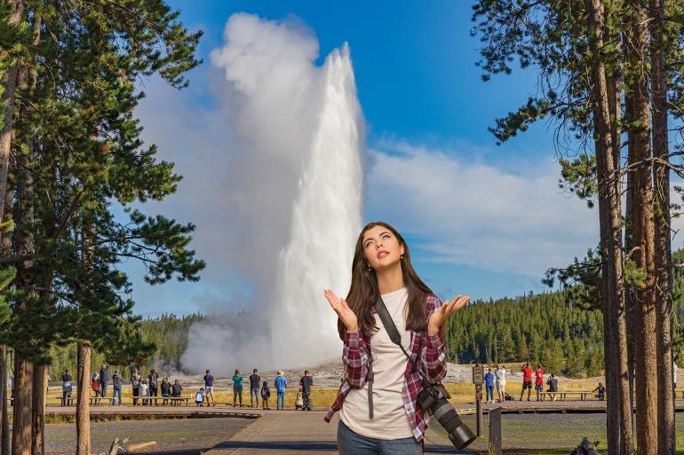 photo mishap yellowstone geyser