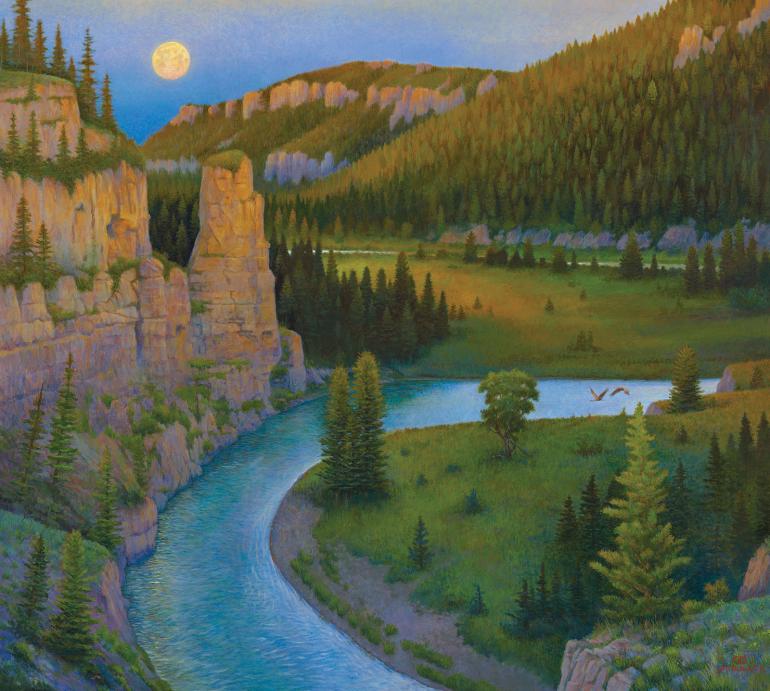 smith river painting