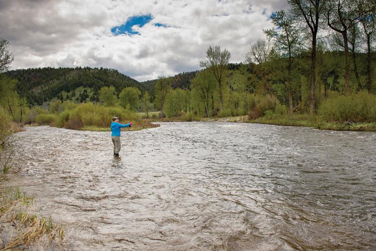 Fishing rock creek