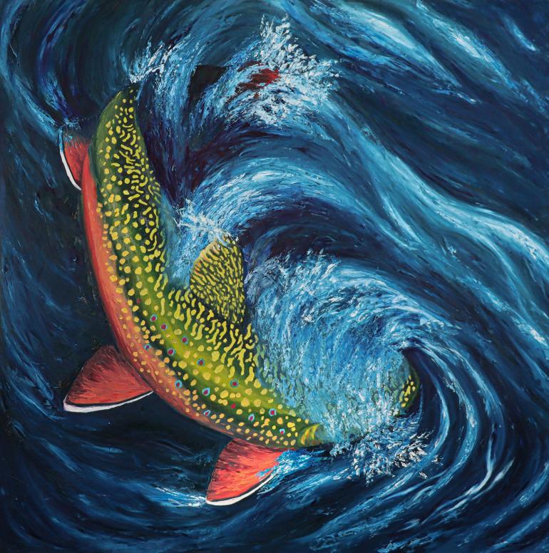 "Brook Current" by Pam Dolan