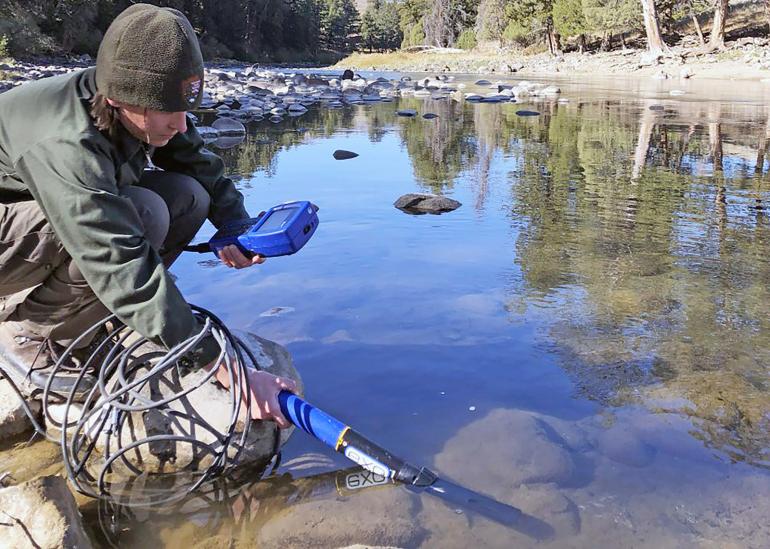 Monitoring water temperatures on the Big Hole