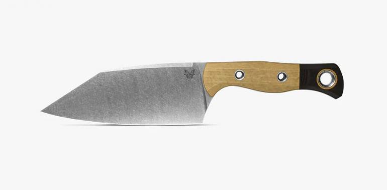Benchmade Station Knife in Maple Valley Richlite
