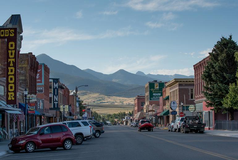 Springtime in Livingston, Montana
