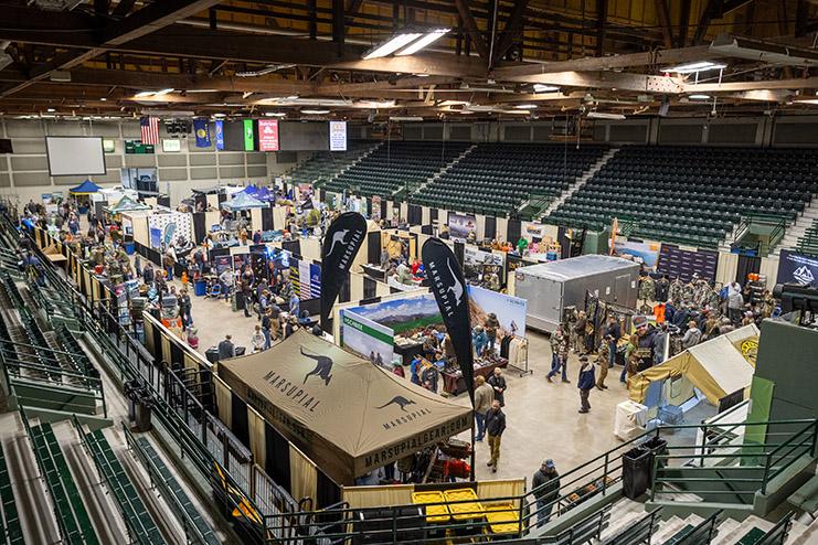 Birds eye view of the Montana Outdoor Expo