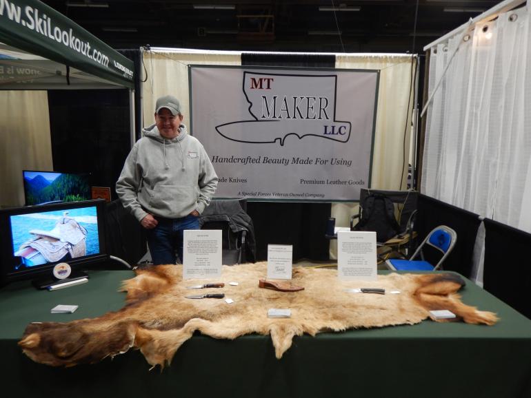 Steve or MT Maker showing off his blades