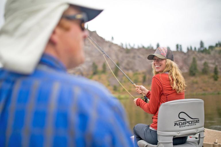 Fly fishing with Becoming an Outdoors Woman