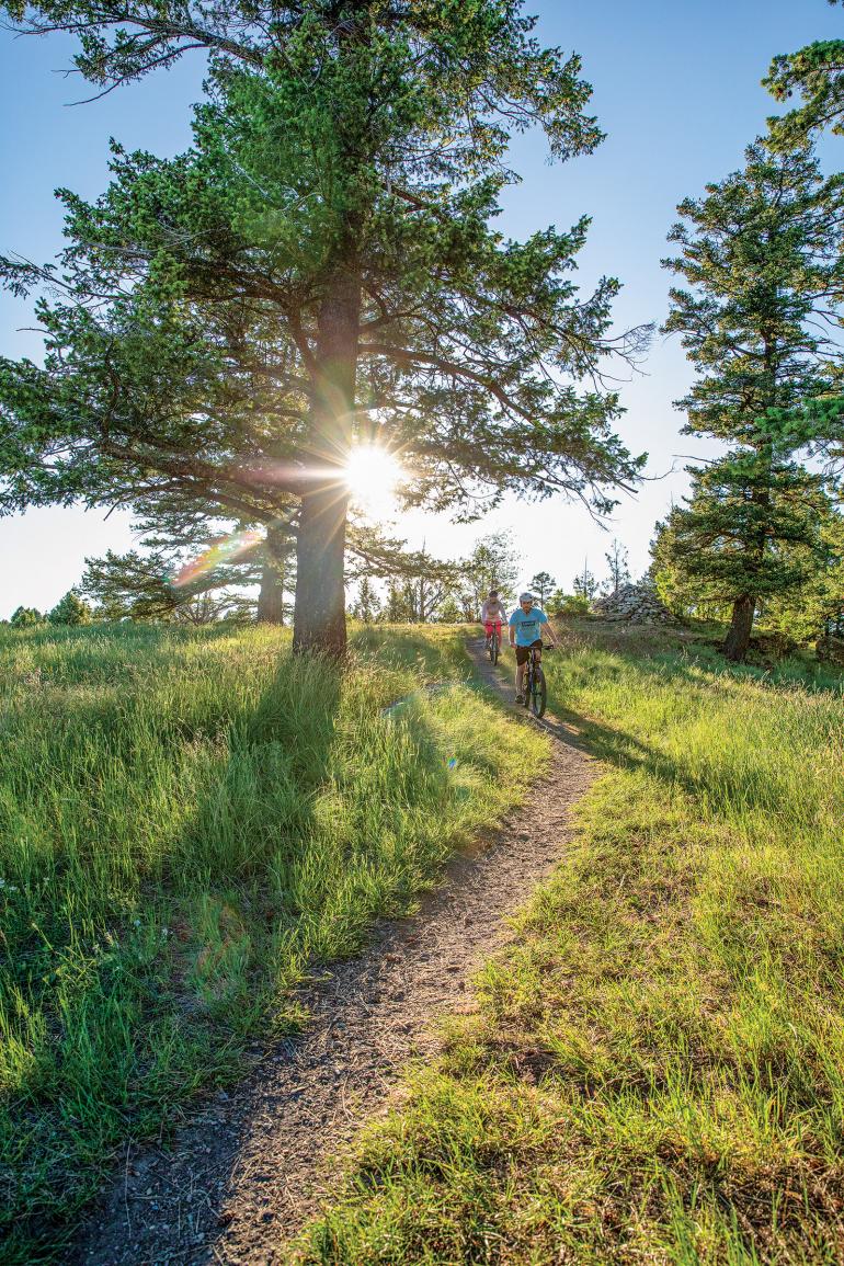 Biking Lone Pine State Park