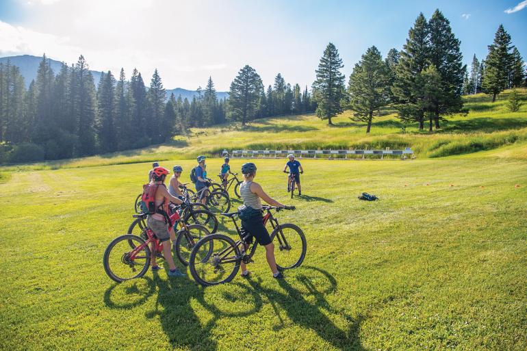 Mountain biking at Crosscut