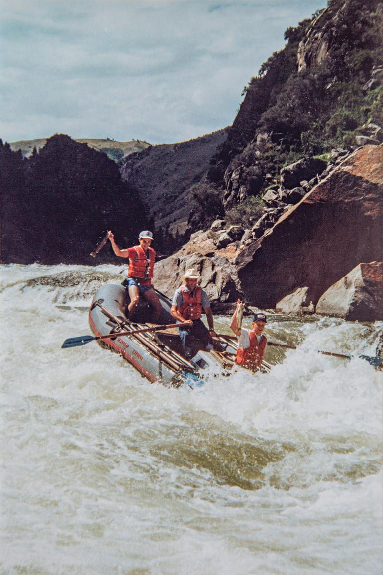 Rafting Bear Trap Canyon in the 1970's