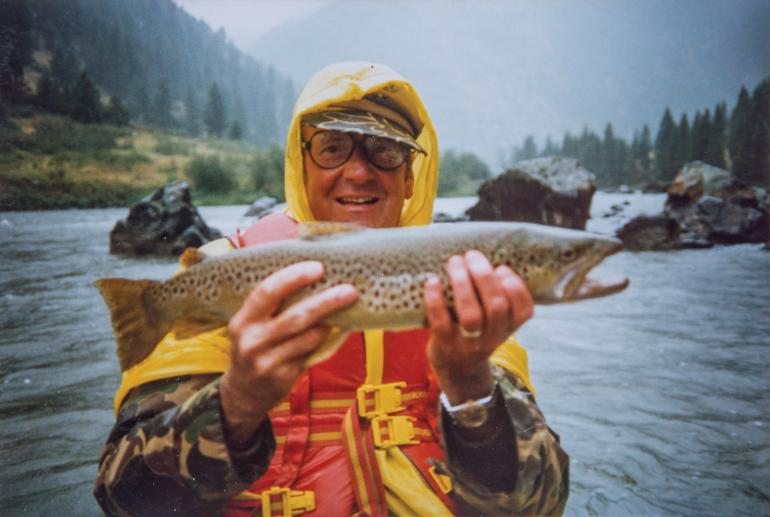 Catching trout in the 70's