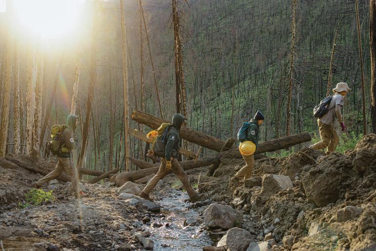 Early mornings with the MCC trail crew